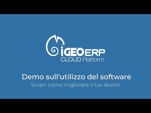 iGEO ERP Cloud Platform - DEMO Italia - Scopri come migliorare il tuo lavoro!