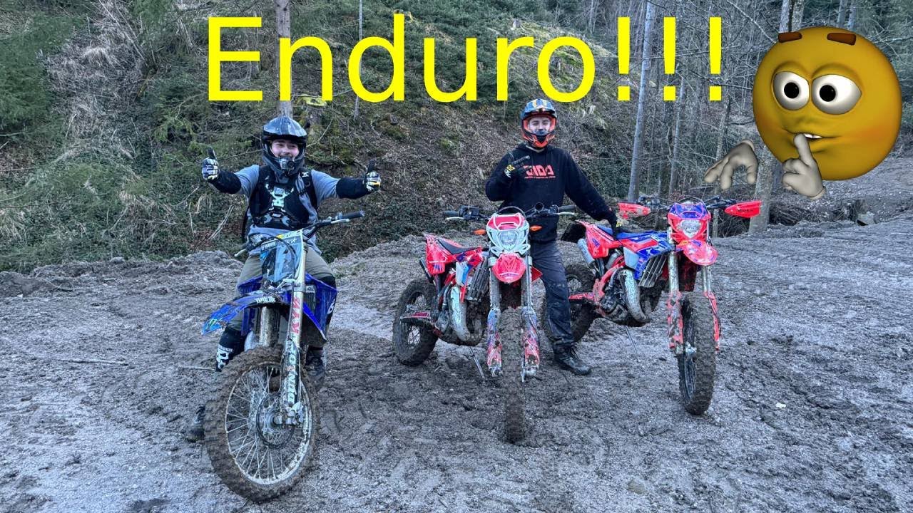Pure 125 2T ENDURO Eskalation mit Beta rr125 2T und Yamaha YZ125 😱