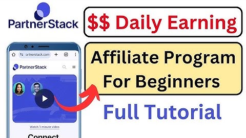 partnerstack tutorial | affiliate marketing for beginners | how to earn money online 2025