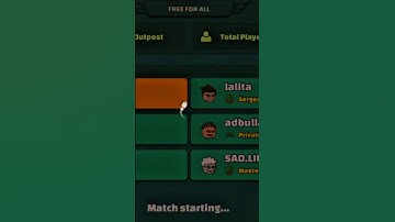 mini militia not match starting problem