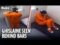Ghislaine Maxwell PACES in cell and SCOFFS prison food in grim CCTV released in Epstein files