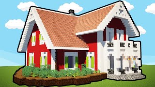 Scandinavian Country House | Minecraft House Tutorial