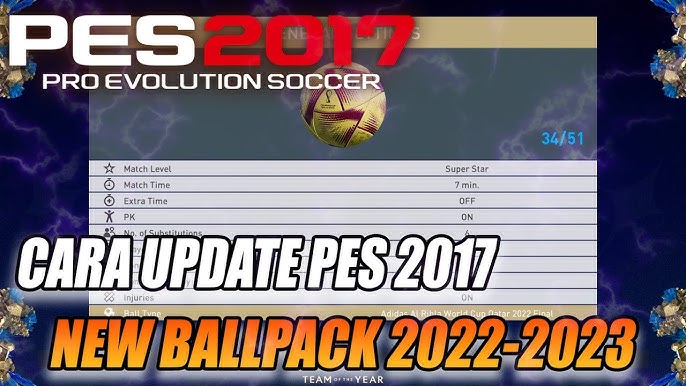 PES 2017 New BallPack Season 2022-2023