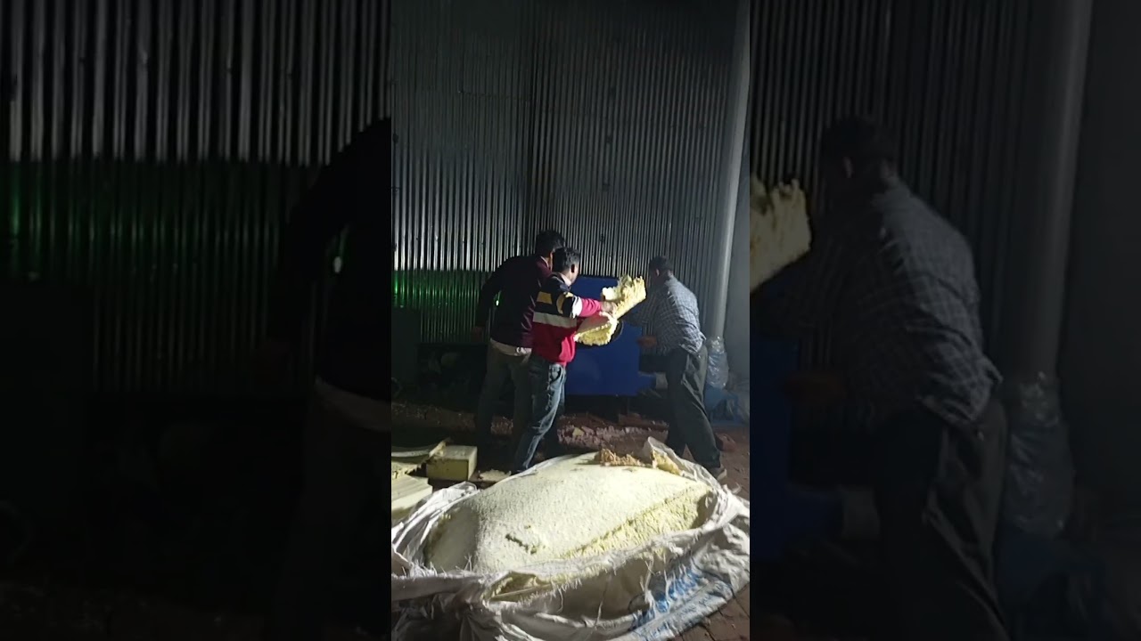 PU scrap cutting machine