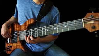 A simple song for solo bass - 'Breathe Deeply' chords