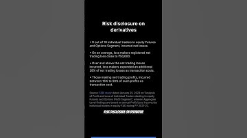 Risk disclosure on option, derivative #stockmarket #trading #option #derivatives