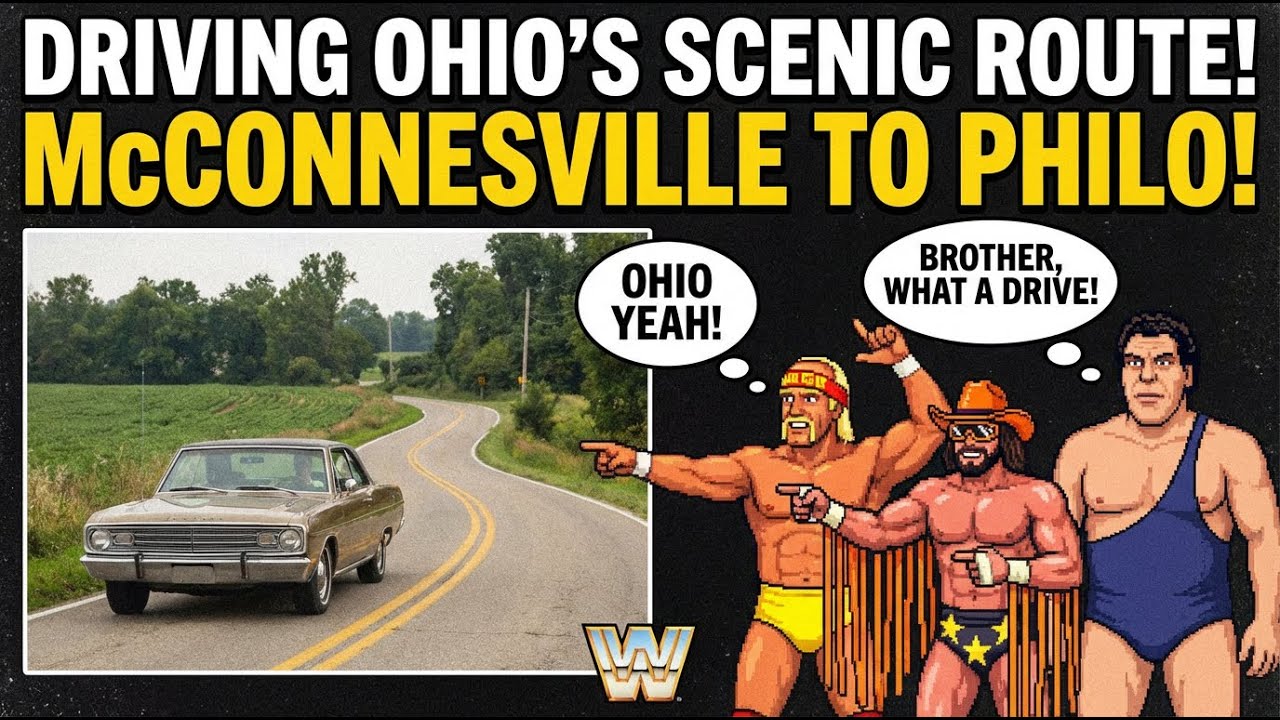 Driving from McConnelsville to Philo, Ohio YouTube