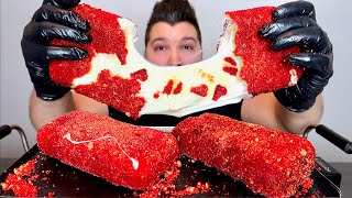 GIANT CHEESE STUFFED CHEETO • Mukbang & Recipe