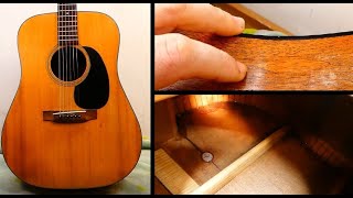 1961 Martin D18, a History of Repairs