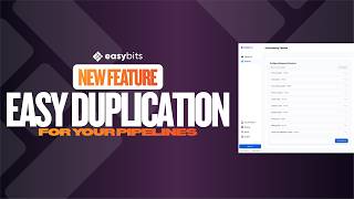 Duplicate Pipeline Feature in easybits' Data Extraction Solution