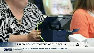 Barren County voters at the polls