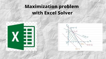 Solving simple Linear programming with excel