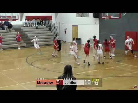 Moscow 8th girls basketball Highlight vs Jenifer middle school