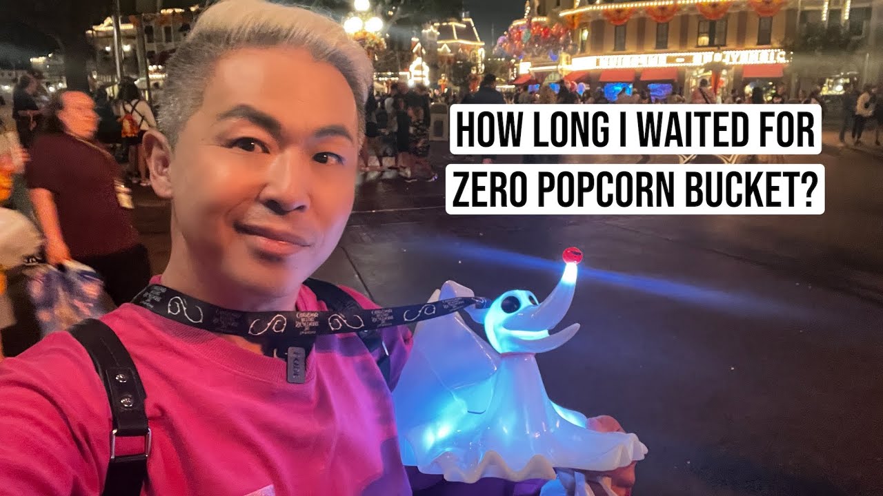 How long I waited for Zero Popcorn Bucket ? Friday night at Disneyland