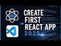 Create Your First React App in 5 Minutes with npm | How to create react app using vite 2025 #react