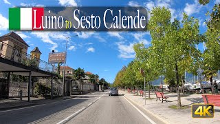 Lago Maggiore, Italy 🇮🇹 Driving from Luino to Sesto Calende