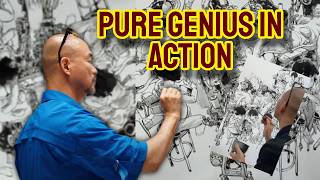 Kim Jung Gi Live Drawing at Daniel Maghen Gallery | Pure Genius in Action