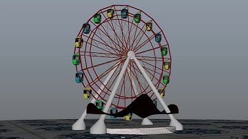 AUTODESK MAYA | A02- FERRIS WHEEL | ANCHALKUMAR SHRIVASTAV