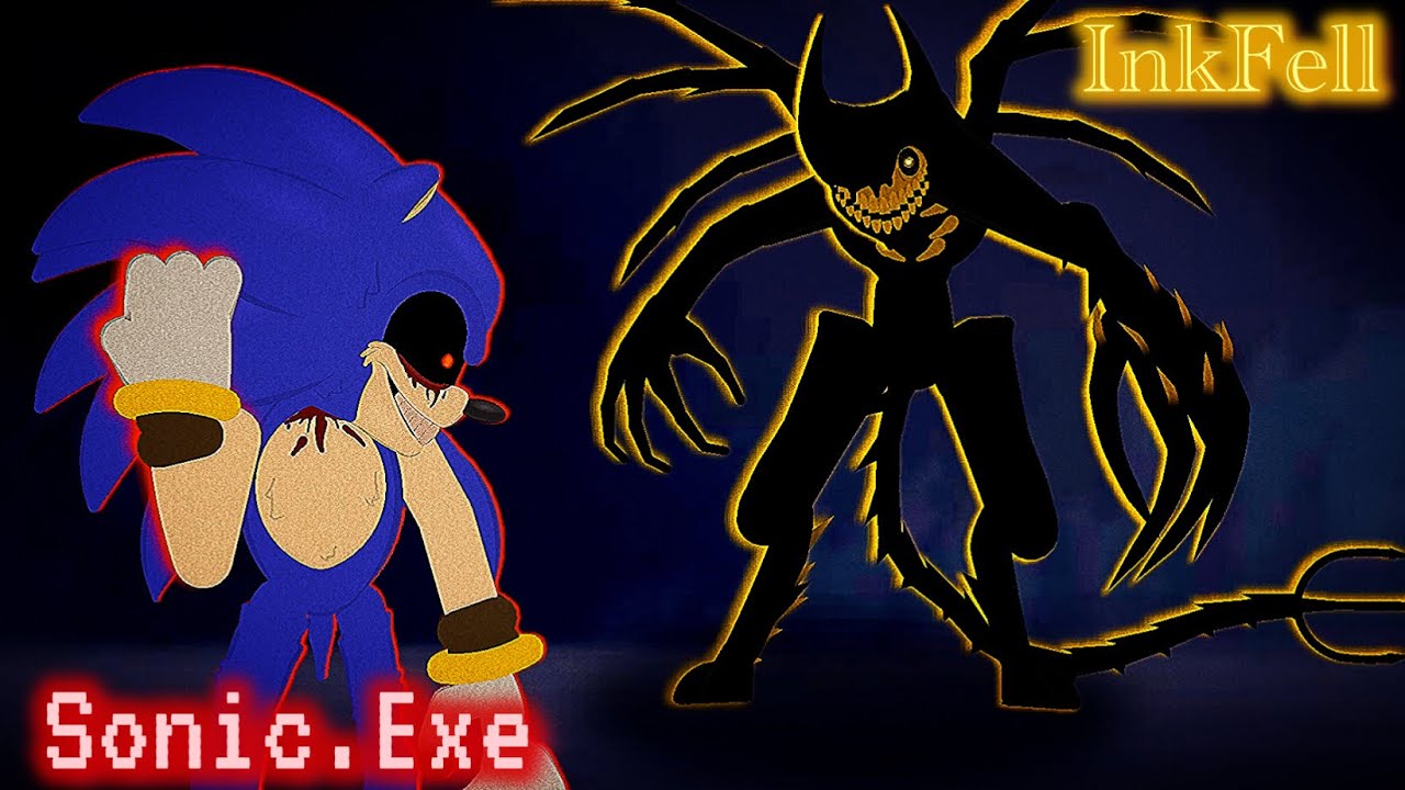 Sonic.Exe (PC-X) против InkFell | Анимация Pillar Chase 2 |