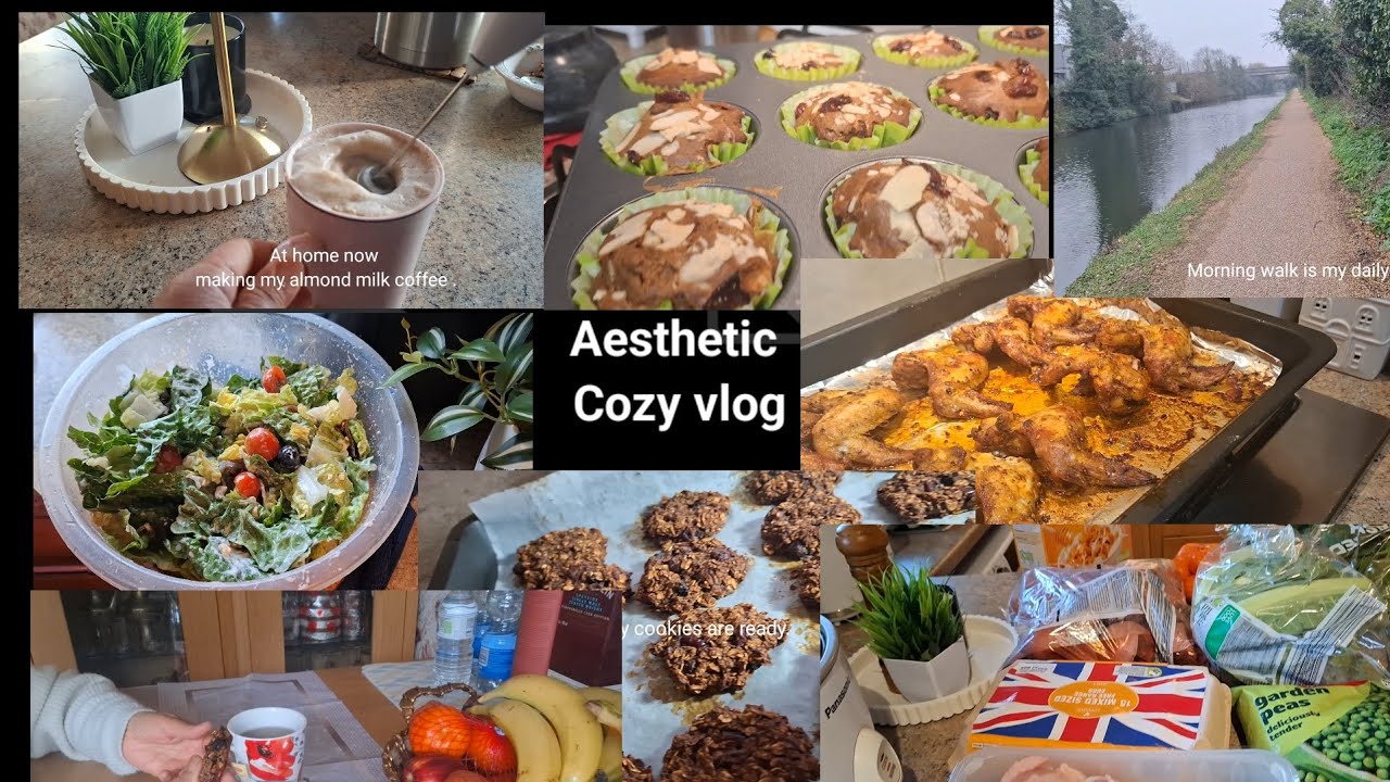 Simple cozy day in my life#shopping#cooking#bananas cookies#egg muffins.