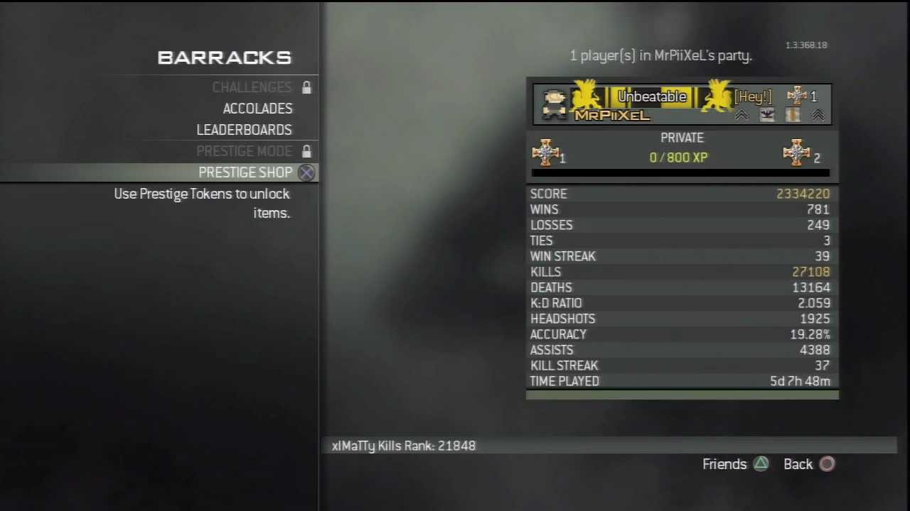 MrPiiXeL ENTERING PRESTIGE 8 | MW3 + BONUS CLIP: "SPECIALIST"
