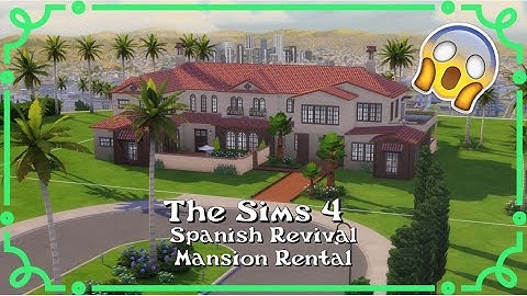 I created a Spanish Revival Style house in The Sims 4