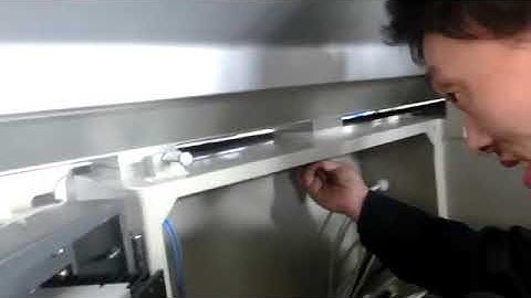 The video of installing sliding table of cnc panel saw CNC 32TA
