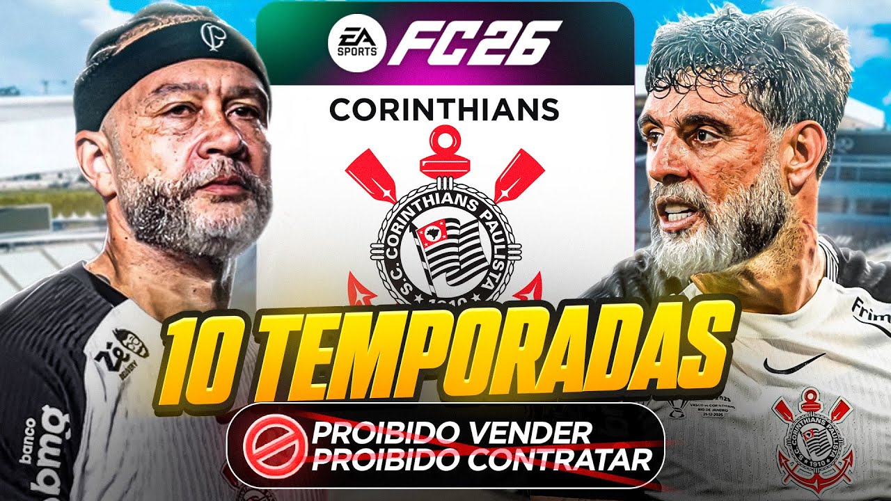 ASSUMI O CORINTHIANS POR 10 TEMPORADAS MAS NÃO POSSO CONTRATAR NEM VENDER!!