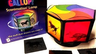 Gallop Scanimation Lamp ~ Incredible Science