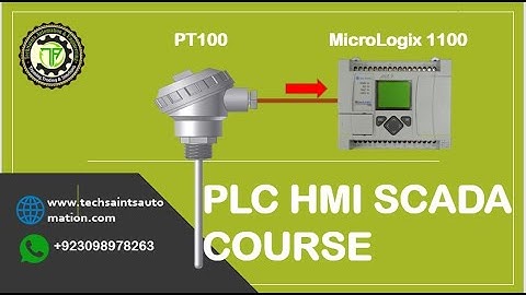 Analog Signal in Micrologix 1100 | PLC HMI SCADA TRAINING | Techsaints Automation Engineering