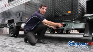 Supreme Caravans - Properly using your drop down support legs