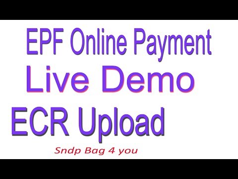 how-to-payment-epf-online-|ecr-download-&-upload|-create-chalan-live-demo