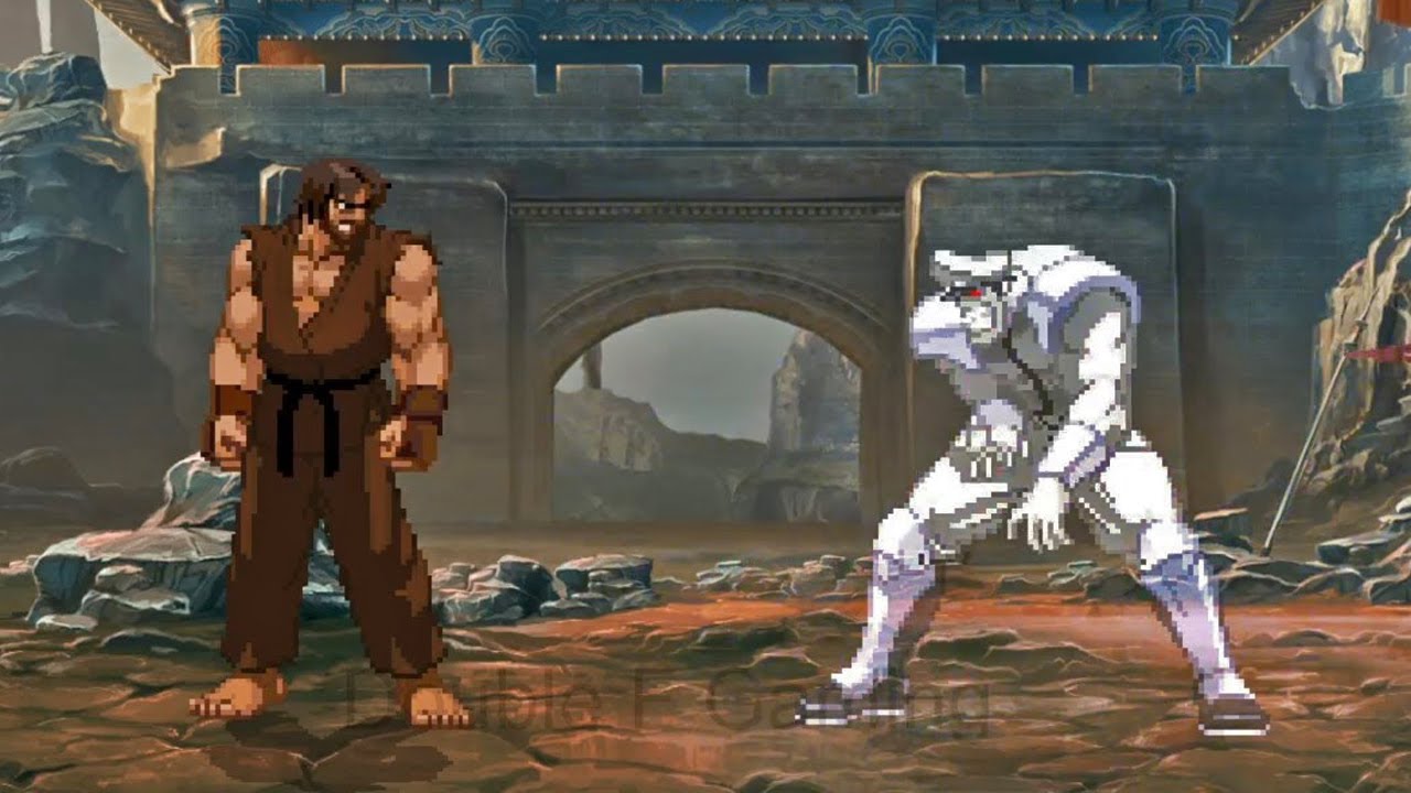 [Street Fighter Mugens] Fury Ken Master VS God Vega