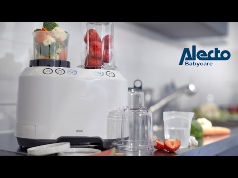 Alecto Foodprocessor Baby BFP-88, Stomen, Blenden, Steriliseren, Flessen warmen