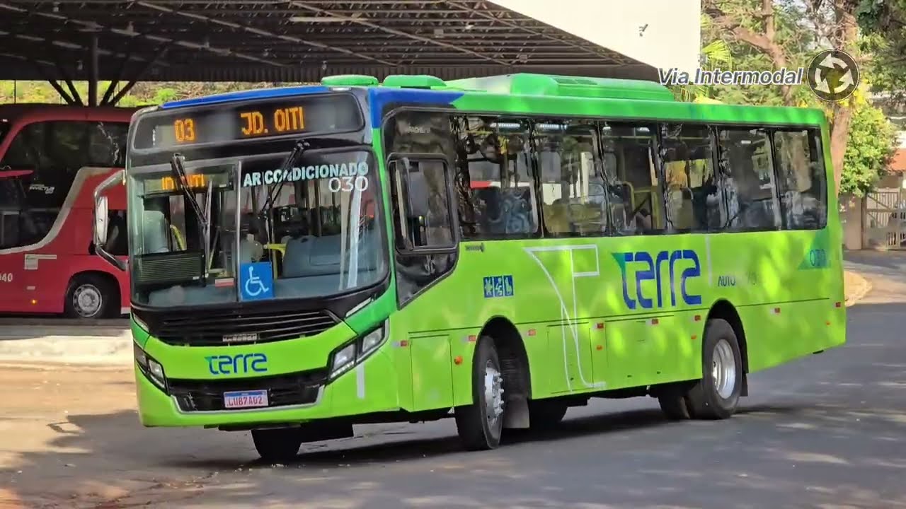 Circular de Jales (SP) - Movimentação dos novos ônibus Urbanos
