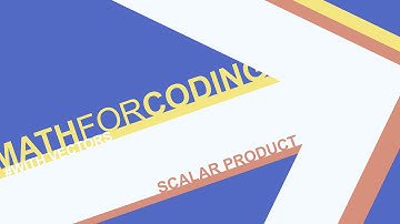 Vector Math for Coding  - The Scalar Product