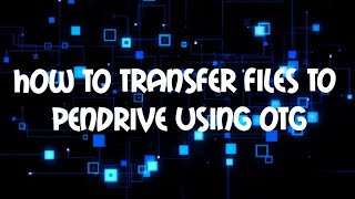 HOW TO TRANSFER FILES TO PENDRIVE USING OTG | MJ explorations screenshot 5