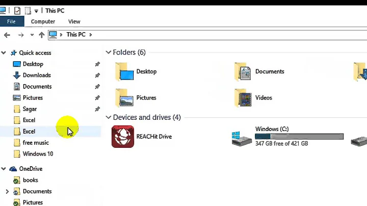 How to view recent files and folders in Windows 10