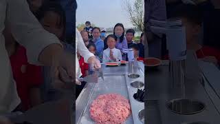 💢"A unique and amazing ice video with watermelon."💢 #streetfood #watermelon #shorts #creative #food