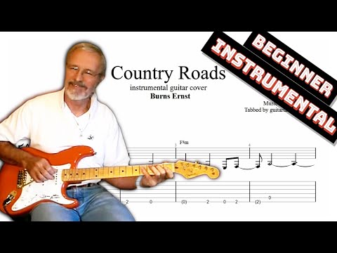 Country Roads TAB - guitar instrumental tabs (PDF + Guitar Pro)