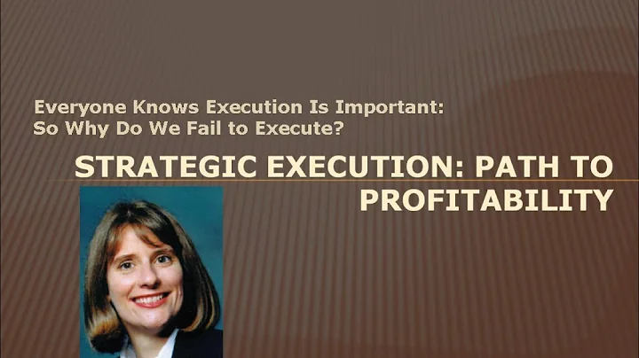 Strategy Execution:  Path to Profitability by Deni...