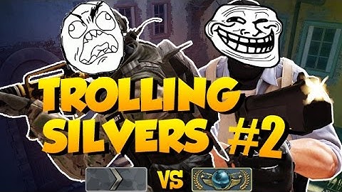 CS:GO - TROLLING SILVERS #2/ SILVERS FUNNY MOMENTS - Zeus, Ninja Defuse, Ace CS:GO SUOMI