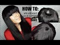 HOW TO MAKE A FULL WIG|| NO HAIR OUT || NO LACE CLOSURE || WITH BANGS ft Alipearl hair