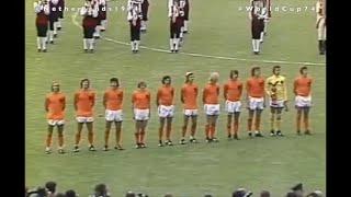 National anthem Netherlands before final #WorldCup74