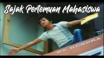Sajak Pertemuan Mahasiswa || WS RENDRA