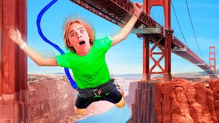 FACING FEARS! Jumping off a 130ft Bridge!