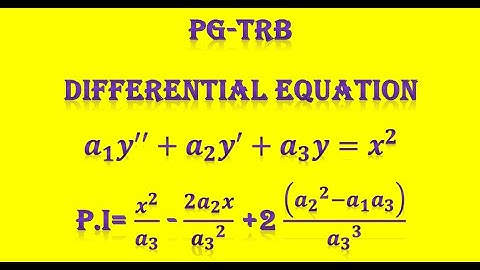 PG TRB 2017  question paper sum differential equation