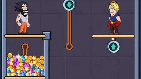 Save Her Gameplay Level Solution/ Husband Wife Game Pull The Pin