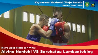 KEJURNAS Tinju Medan 2022 | PARTAI FINAL | Alvino Nanlohi VS Sarohatua Lumbantobing | 67-71 Kg