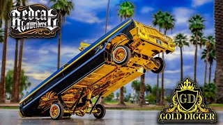 The Redcat SixtyFour Special Edition: Gold Digger 1964 Chevrolet Impala Hopping Lowrider.